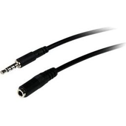 STARTECH.COM ST MUHSMF1M - headset cable, 3,5 mm 4 pin jack to jack extension, 1 m