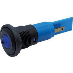 CML TECHNOLOGIES 19421237 - LED signal light, blue, 230 VAC, Ø16 mm, 75 mcd