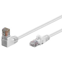 SHIVERPEAKS SHVP 08-64036 - patch cable, angle-straight, white, 2 m