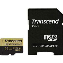 TS16GUSDHC10V - microSDHC memory card, 16 GB, Transcend, UHS-I class 10