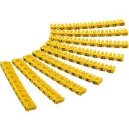 GOOBAY 72518 - Cable marker clips ‘Letters A-C’ for up to 6 mm