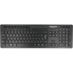 DELOCK 12004 - Wireless Keyboard, USB, black