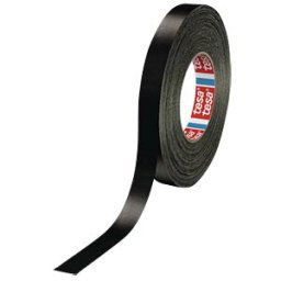 TESA 04651SW-19 - Premium acrylic coated cloth tape, 19 mm, black