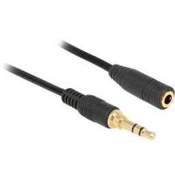 DELOCK 85578 - Jack Extension Cable 3.5 mm 2 m