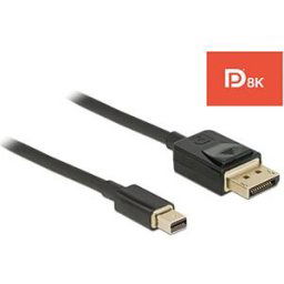 DELOCK 84928 - Mini DisplayPort > DisplayPort cable 8K 60 Hz 2 m