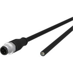 METZ CONNECT MC 142MFA10010 - Sensor cables, M12, 4-pin, male > open end, 1 m