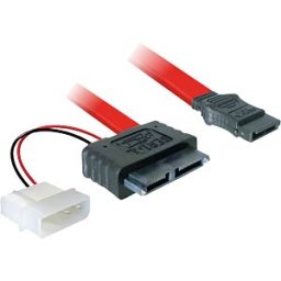 DELOCK 84390 - SATA slimline socket + 2-pin power > SATA