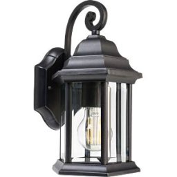 DEKO-LIGHT DEKO 341244 - Wall-mounted light, Saiph, 1x max. 60 W, E27, black, IP 23