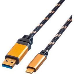 ROLINE GOLD ROLINE 11029013 - USB 3.0 cable, USB-A to USB-C connector, 1.0 m