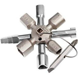 KNIPEX KN 00 11 01 - TwinKey for cabinets and shut-off systems