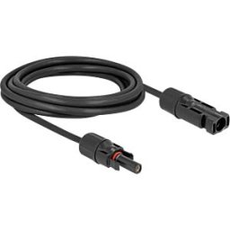 DELOCK 88229 - Solar cable - MC4 male/female, Ø 5 mm, 3 m,
