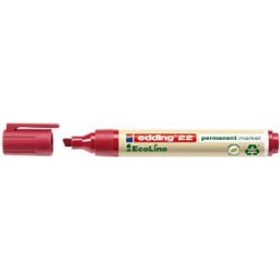 EDDING 22RT - Eco-friendly permanent marker, red