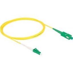 DELOCK 83861 - Fiber optic cable, LC-APC / SC-APC, simplex, OS2, 2m