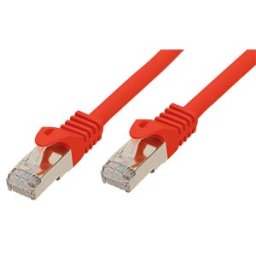 SHIVERPEAKS SHVP 75512-R - patch cable, Cat.7 raw cable, PIMF, LSZH, red, 2 m