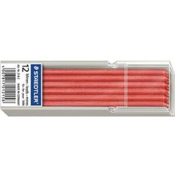 STAEDTLER 218-2 - Refill lead for omnichrom dry marker, 12 pieces, red