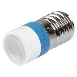 SIGNAL CONSTRUCT MELE 2244 - LED spot light, E10, blue, 24 V, 60210 mcd, Ø10 mm