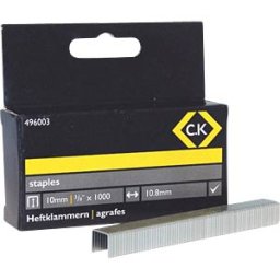 C.K CK 496003 - Staples 10.5 x 10 mm, 1000 pieces
