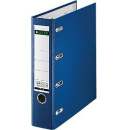 LEITZ 10120035 - Double lever arch file, PP, A4, 2x A5 landscape, blue