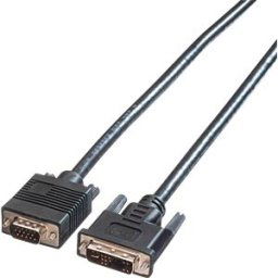 ROLINE 11045450 - Cable DVI 12+5 plug to VGA plug, 5 m