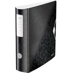 LEITZ 11060095 - 180° lever arch file Active WOW black, 80 mm