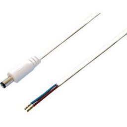 BKL DC AKS 25 - DC cable, 2 x 0.50 mm², straight plug 2.5 mm