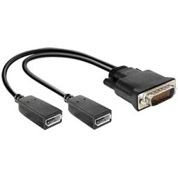 DELOCK 65354 - DMS-59 plug > 2 x DP socket, 25 cm