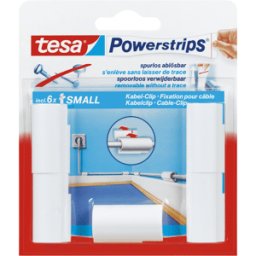 TESA 58035 - tesa® Powerstrips® cable clip, 5 pieces