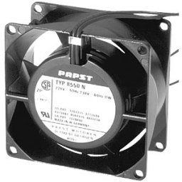 EBM-PAPST PAPST 8550 N - Axial fan, 230VAC, 80 x 80 x 38 mm, rpm: 2700