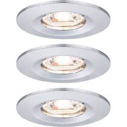 PAULMANN PLM 94303 - Nova mini coin recessed light, 3 x 4 W, 2700 K, chrome