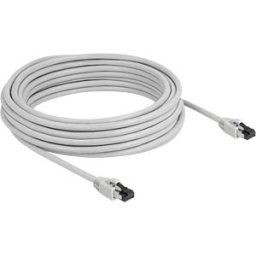 DELOCK 80564 - Cat.8.1 patch cable, S/FTP, 10m, gray