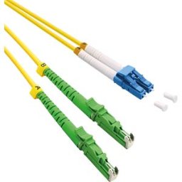 ROLINE 21159517 - Fibre-optic patch cable, LSH-APC duplex/LC duplex, OS2, 9/125 µm
