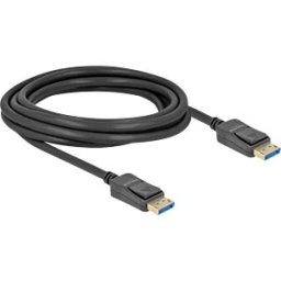 DELOCK 80263 - DisplayPort cable 10K 60 Hz 54 Gbps 3 m