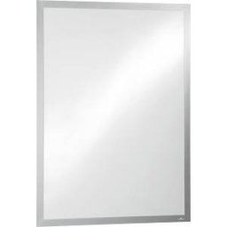 DURABLE 505523 - Signage frame, A1, self-adhesive, hinged, silver