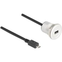 DELOCK 88184 - USB 2.0 type Micro-B panel jack