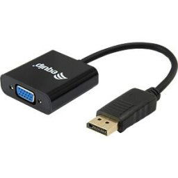 EQUIP 133435 - DisplayPort adapter, DP plug to VGA socket