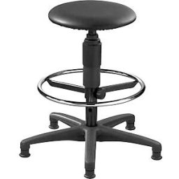 TST 72260D10T - Topstar work stool, TEC 60, tall, black