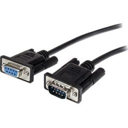 STARTECH.COM ST MXT10050CMBK - 0.5m Straight Through Serial Cable MF BK
