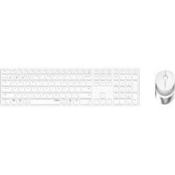RAPOO 9850M WS - Keyboard/mouse combination, Bluetooth/wireless, white, German la