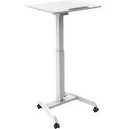 ROLINE 17021548 - Workstation, movable, height adjustable, white
