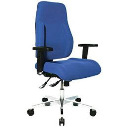 TST PI99GBC6 - Topstar Point 91 office chair without armrest, blue