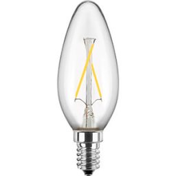 BLULAXA 49070 - LED lamp E14, 2,5 W, 250 lm, 2700 K, filament