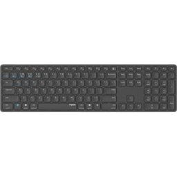 RAPOO E9800M SW - Wireless keyboard, Bluetooth/wireless, dark grey, German layout