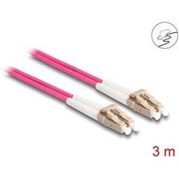 DELOCK 87915 - Fiber Optical Cable LC Duplex to LC Duplex Multi-mode OM4 3 m