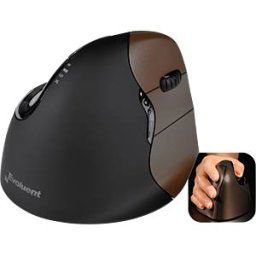 EVOLUENT VM4SW - Mouse (mouse), wireless, laser, vertical, for right-handed use,
