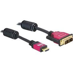 DELOCK 84343 - Cable - HDMI A plug > DVI plug 3 m