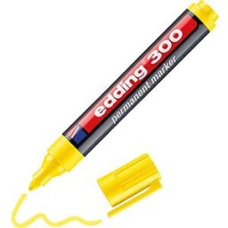 EDDING 300GE - Permanent marker/yellow/1.5 - 3.0 mm