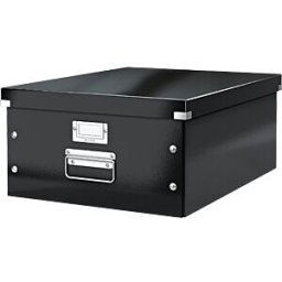 LEITZ 60450095 - Archive box C&S WOW, large, black