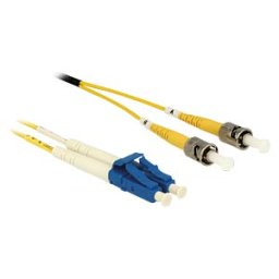 DELOCK 84611 - Duplex-LWL, LC/ST, 09/125µ 1m OS2
