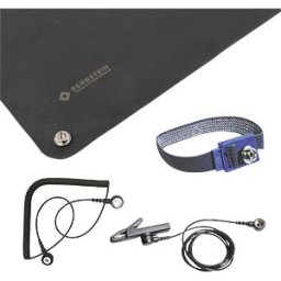 BERNSTEIN BERN 9 354 - ESD handling set, work mat, cable, clamp, 5 pcs.