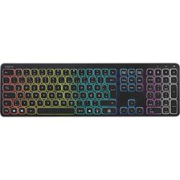 LOGILINK ID0209 - Funk-Tastatur, USB, RGB, schwarz
